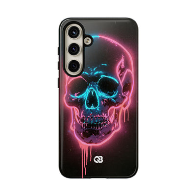 Neon Drip Skull · Tough Phone Case for Samsung · Black