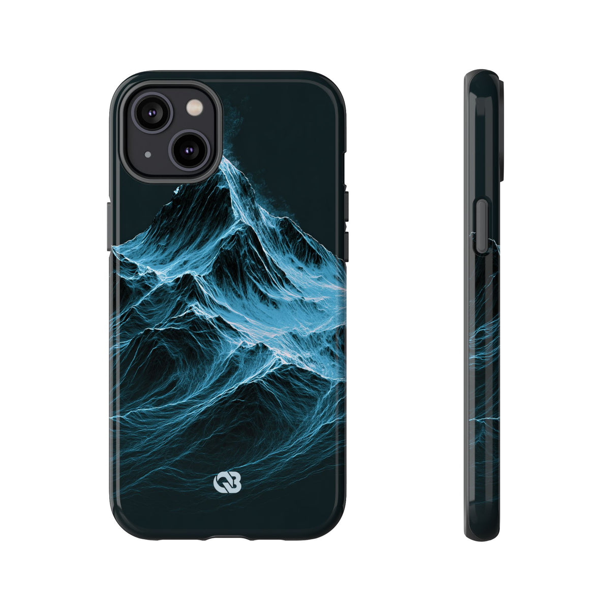 Nordic Frost Peak · Tough Phone Case for iPhone · Blue