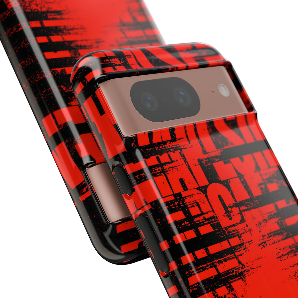Crimson Redaction · Tough Phone Case for Pixel ·  Black