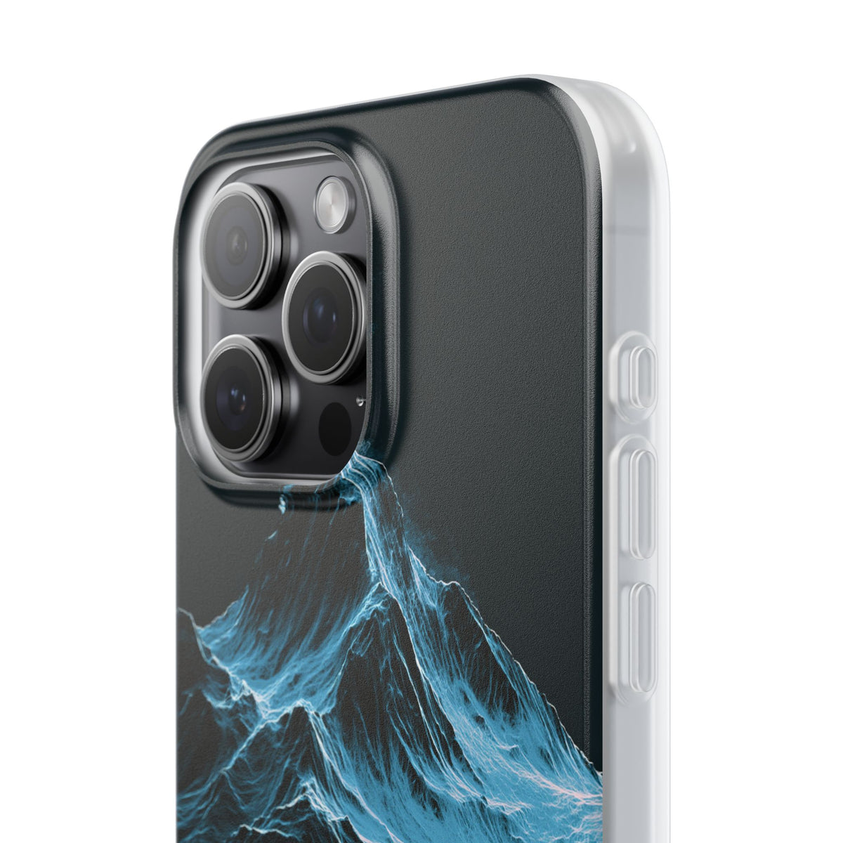Nordic Frost Peak · Lite Phone Case for iPhone ·  Blue