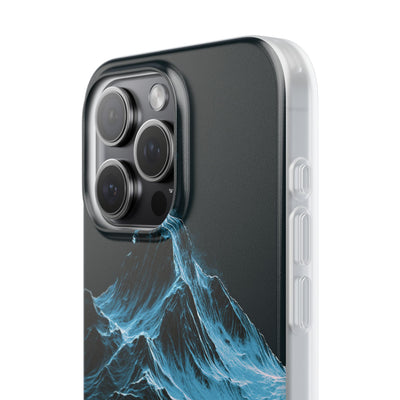 Nordic Frost Peak · Lite Phone Case for iPhone ·  Blue