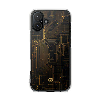 Gold Impact MagSafe Phone Case for iPhone - Amber Core Mainframe