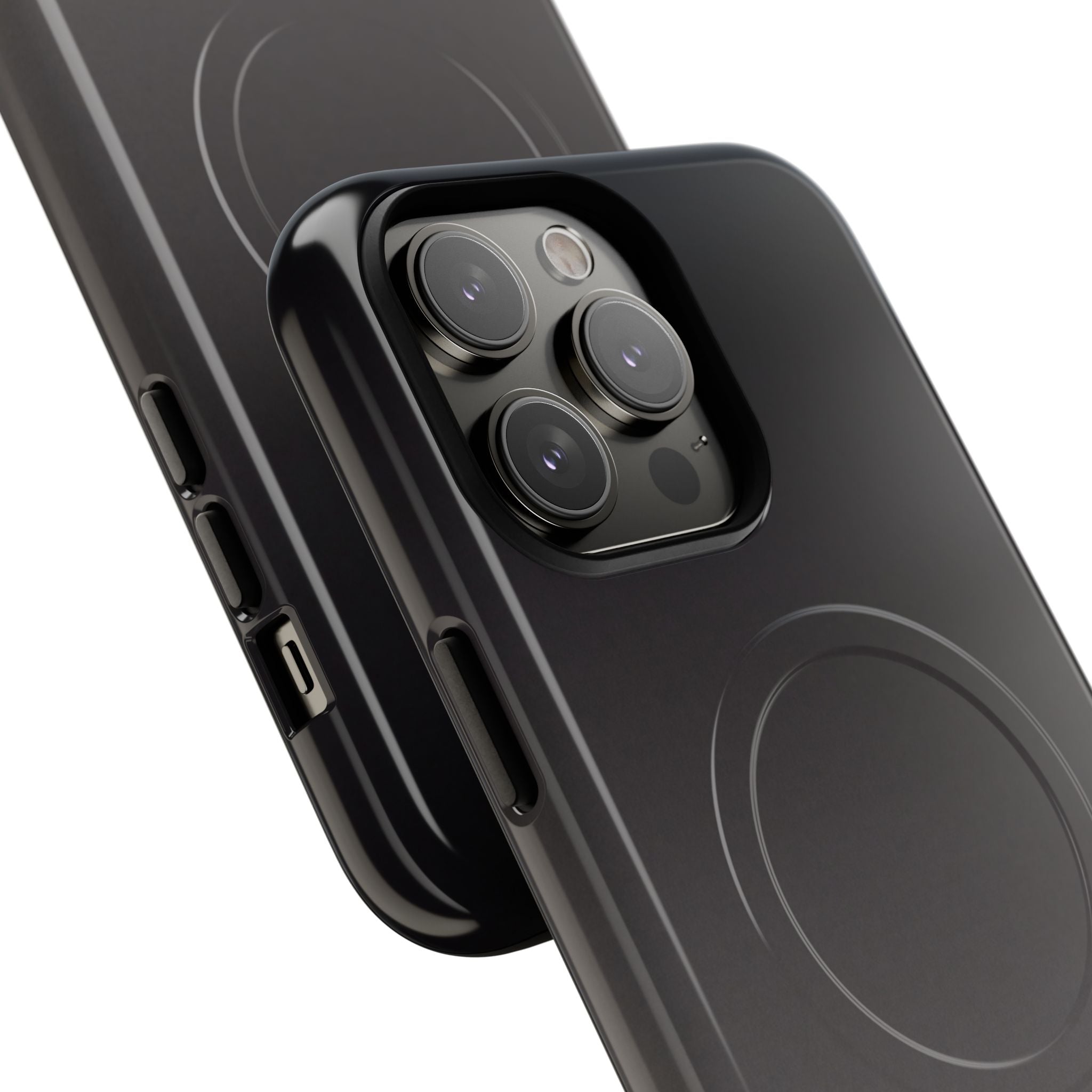 Grey Tough 2.0 Magsafe Phone Case for iPhone - Obsidian Ash Fade