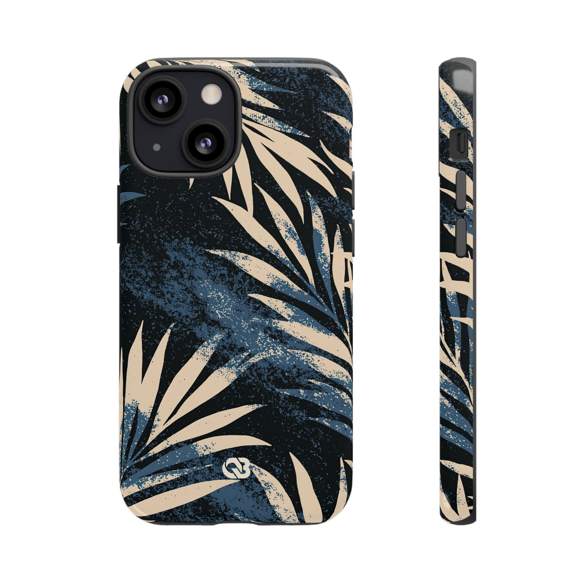 Indigo Palm Horizon · Tough Phone Case for iPhone · Blue