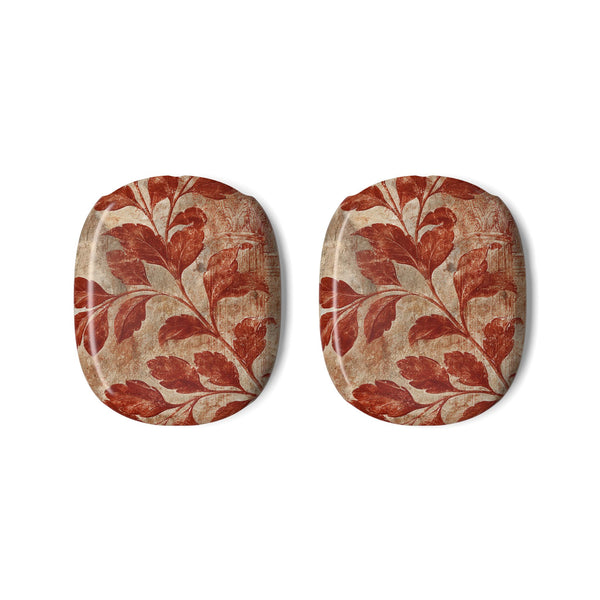 Terracotta Botanical Fresco · Hard Case for AirPods Max · Red