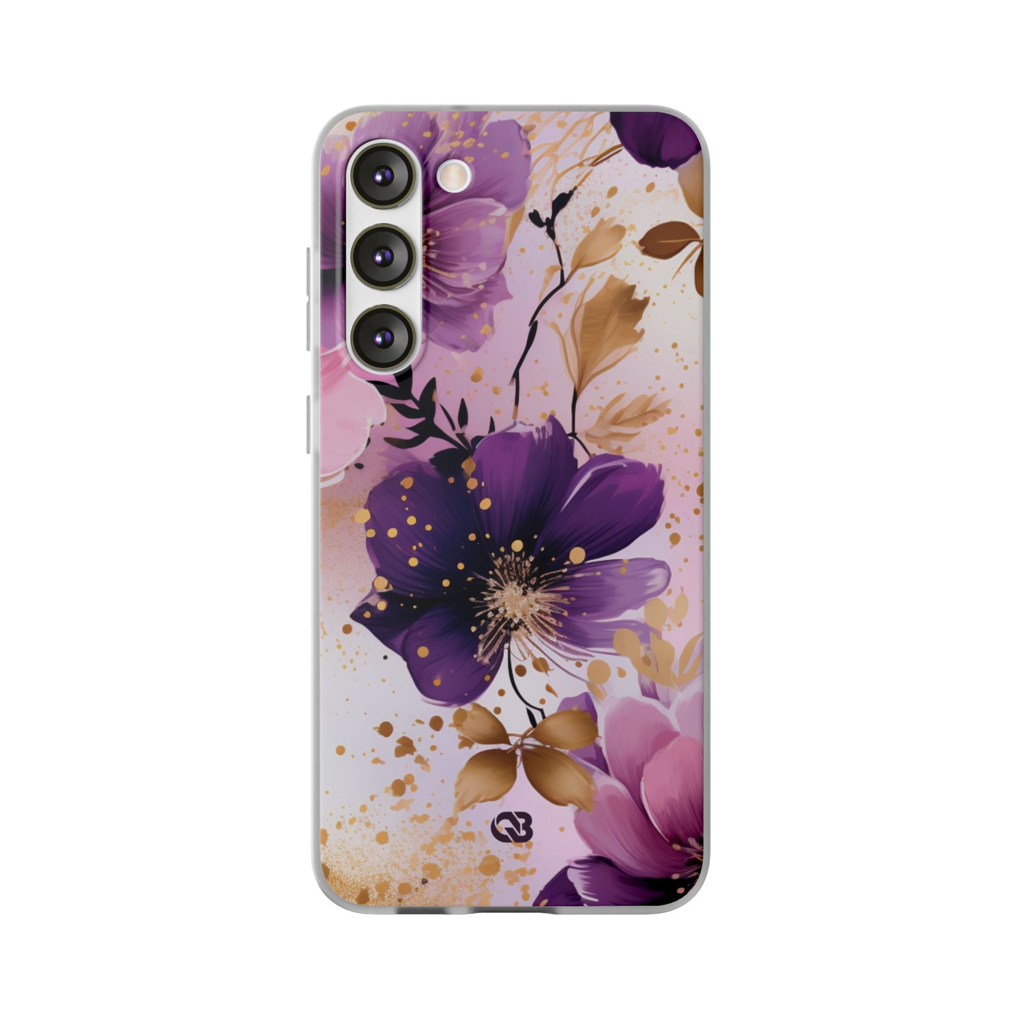 Gilded Violet Bloom · Soft Phone Case for Samsung