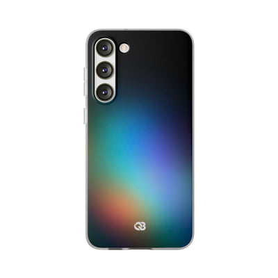 Black Lite Phone Case for Samsung - Electric Prism Grain