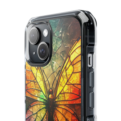 Mosaik Schmetterling Glow iPhone 15 Case - Impact