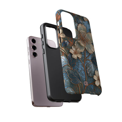 Gilded Blossom Reverie · Tough Phone Case for Samsung · Teal