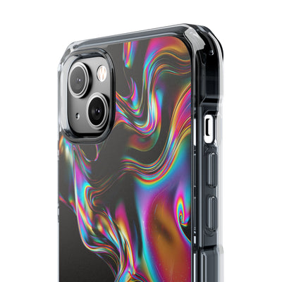Purple Impact MagSafe Phone Case for iPhone - Liquid Neon Chrome