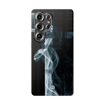 Black Lite Phone Case for Samsung - Arctic Vapor Grid