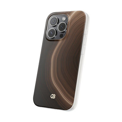 Umber Strata · Lite Phone Case for iPhone ·  Brown