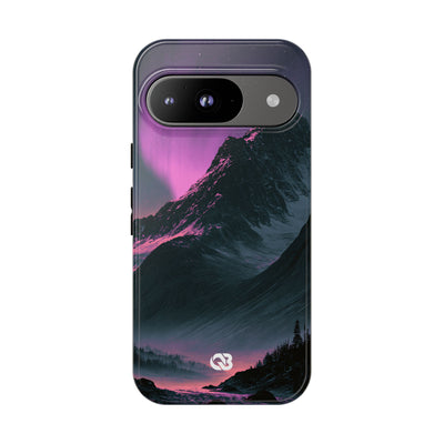 Arctic Aurora Summit · Tough Phone Case for Pixel ·  Black