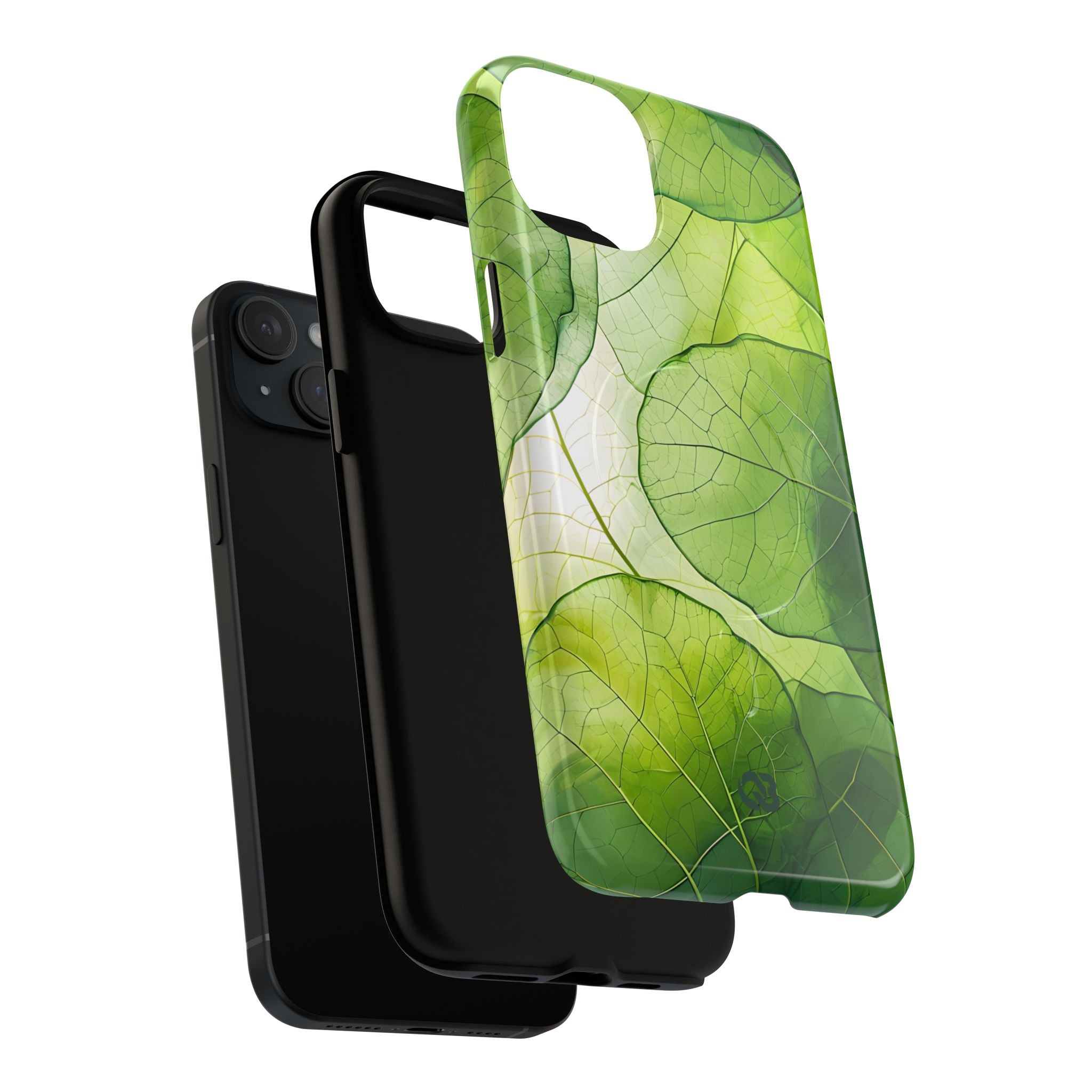 Emerald Leaf Veins · Tough+ Magsafe