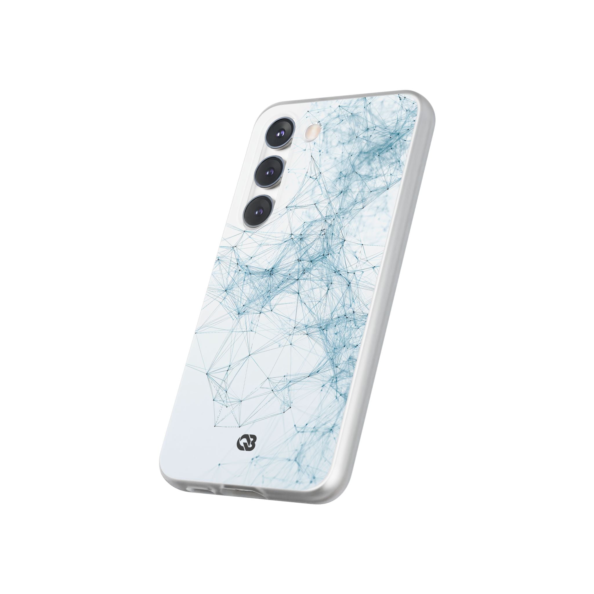 Blue Lite Phone Case for Samsung - Glacial Neural Web