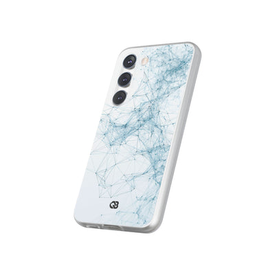 Blue Lite Phone Case for Samsung - Glacial Neural Web