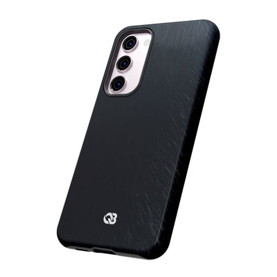 Brushed Obsidian Steel · Tough Phone Case for Samsung · Black