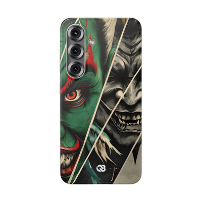 Emerald Oni Grin · Soft Handyhülle für Samsung