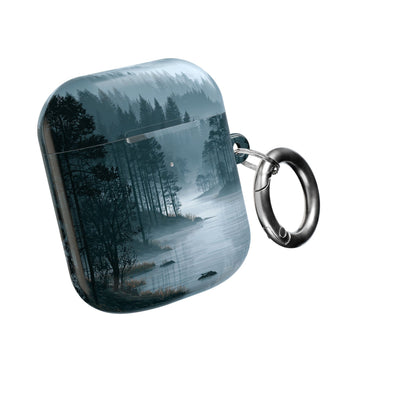 Silent Nordic Fjord · Hard Case for AirPods & AirPods Pro · Blue