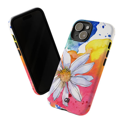 Vivid Bloom Splatter · Tough Handyhülle für iPhone
