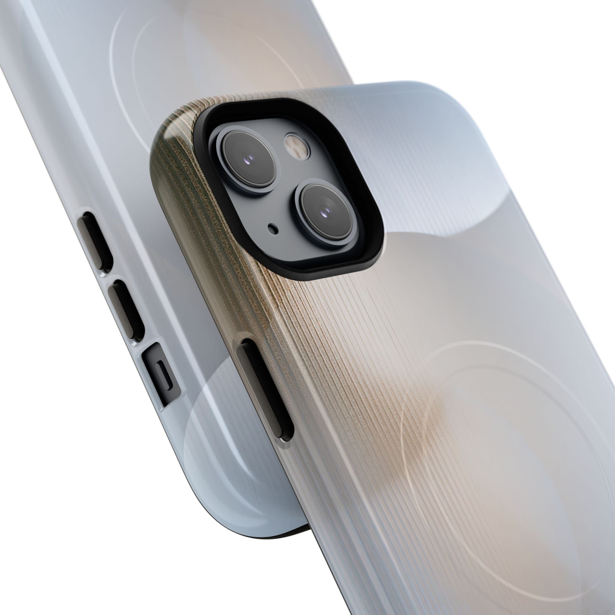 White Tough 2.0 Magsafe Phone Case for iPhone - Frosted Ribbed Sphere