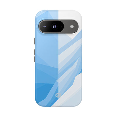 Blue Tough Phone Case for Google Pixel - Arctic Glacial Ridge