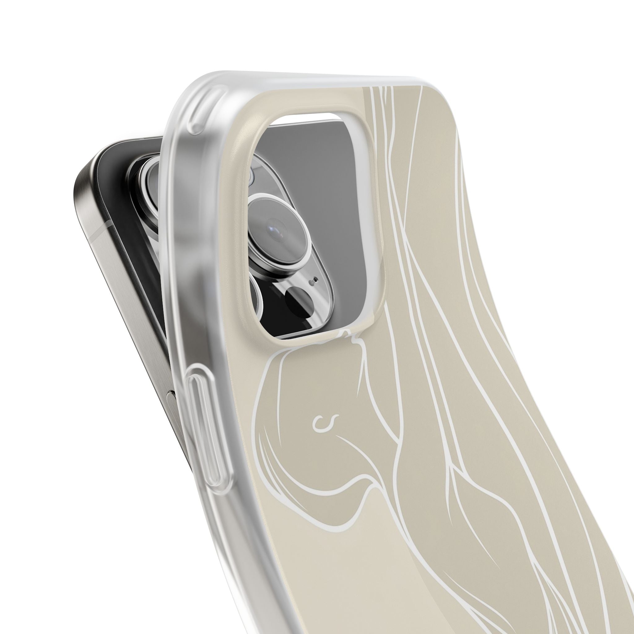 Ethereal Sand Silhouette · Soft Coque de téléphone pour iPhone