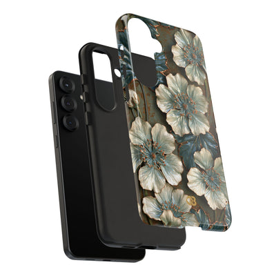 Gilded Blossom Reverie · Tough Phone Case for Samsung · Teal