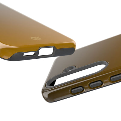 Gold Tough Phone Case for Samsung - Scorched Gold Haze