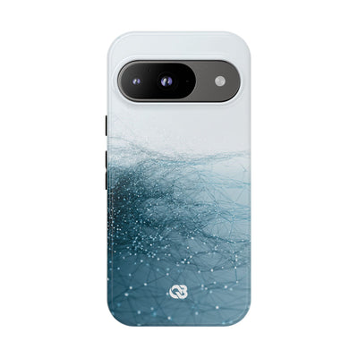 Teal Tough Phone Case for Google Pixel - Arctic Pulse Mesh