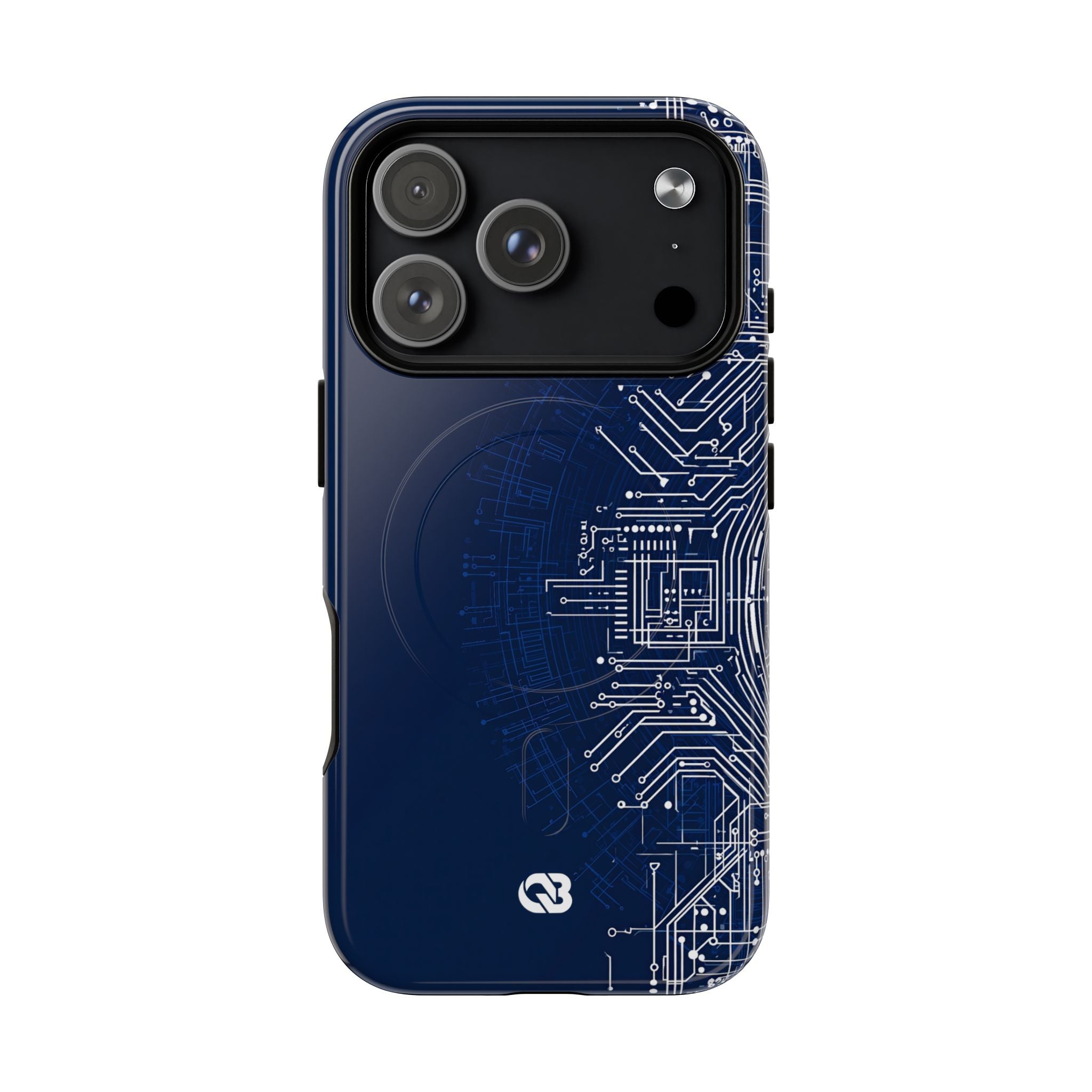 Blue Tough 2.0 Magsafe Phone Case for iPhone - Cobalt Circuit Logic