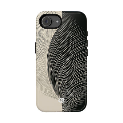Minimal Frond Study · Tough Phone Case for iPhone · Black