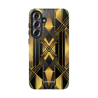 Golden Diamond Radiance Samsung S25 Plus Cover - Tough