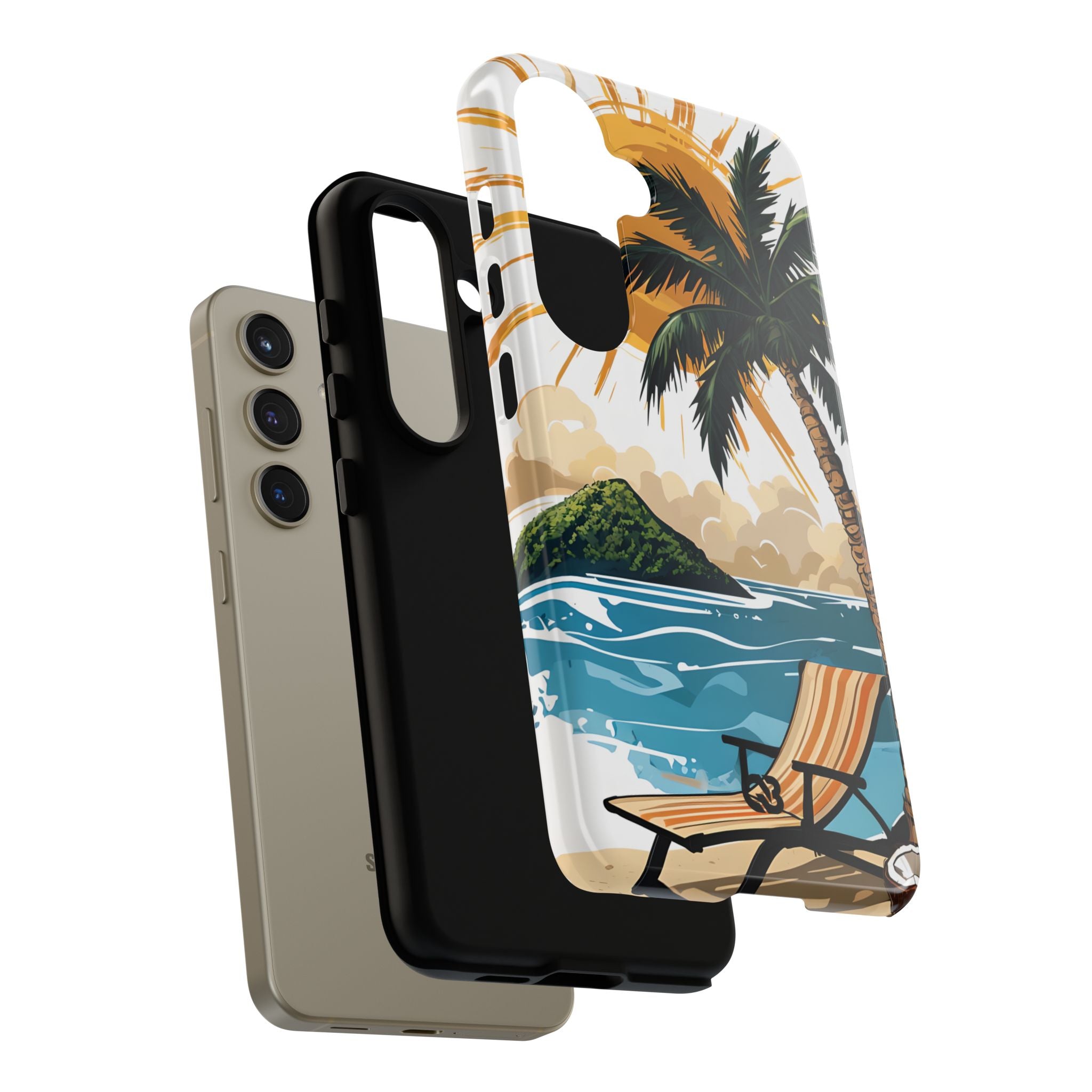 Radiant Coast Solitude · Tough Handyhülle für Samsung