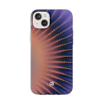 Luminous Aura Burst · Lite Phone Case for iPhone ·  Blue