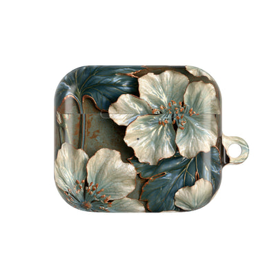 Gilded Blossom Reverie · Hard Case for AirPods & AirPods Pro · Teal