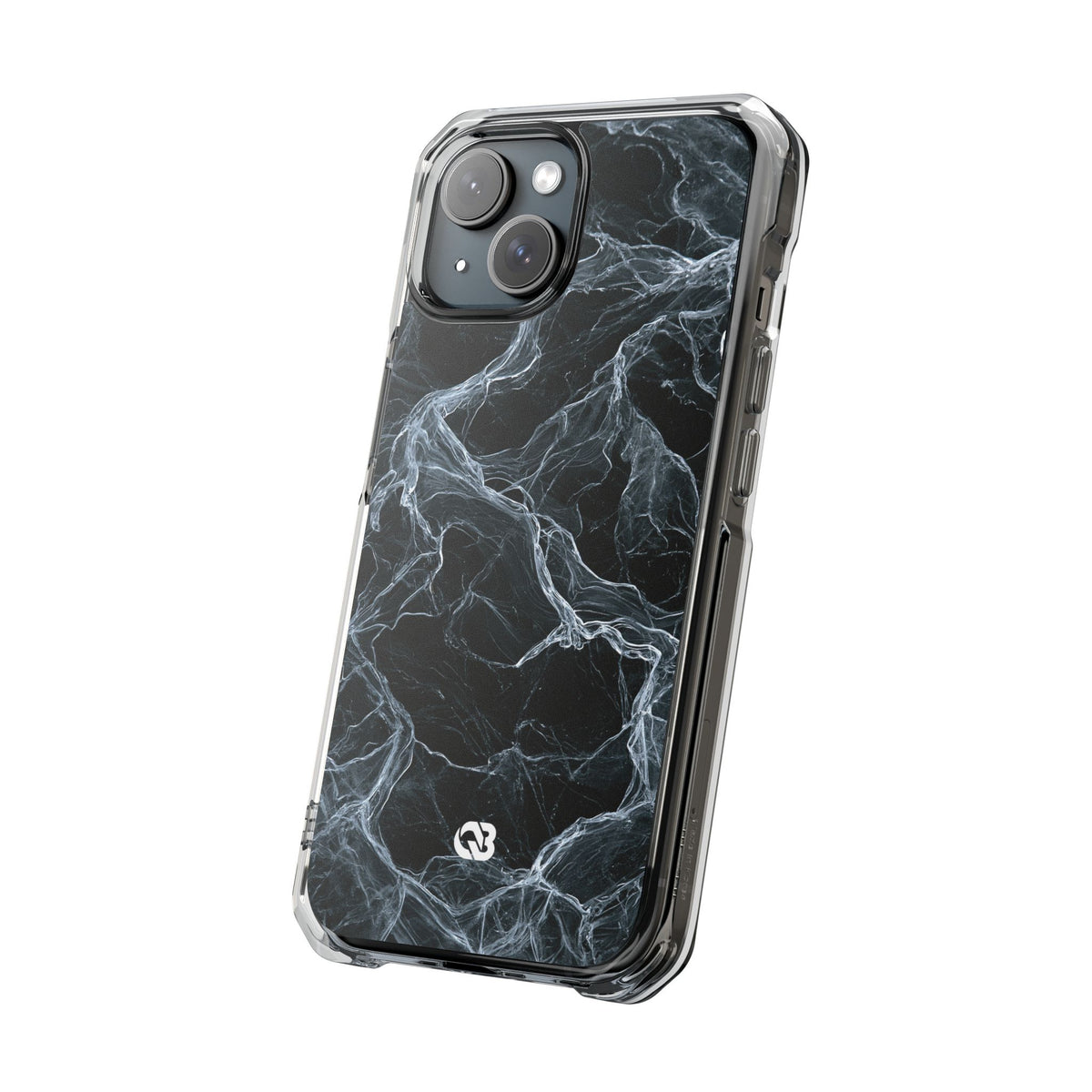 Arctic Gossamer · Clear Impact Magnetic Phone Case for iPhone · Black