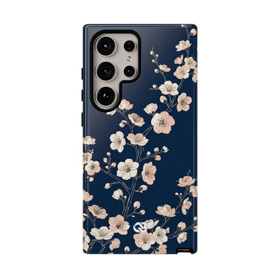 Midnight Plum Blossom · Tough Phone Case for Samsung · Blue