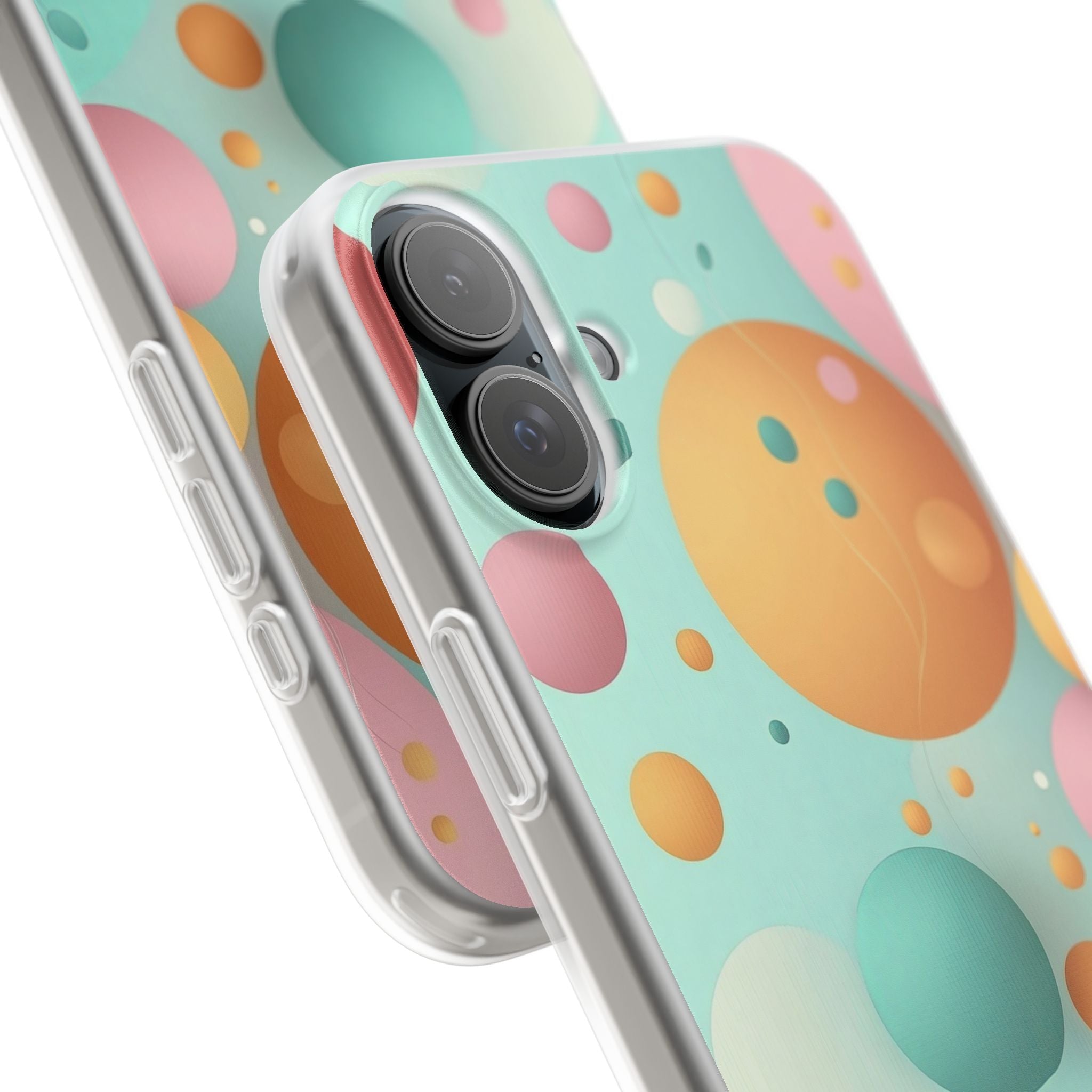 Pastel Circles iPhone 16 Plus Case - Soft