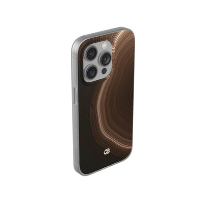 Umber Strata · Lite Phone Case for iPhone ·  Brown