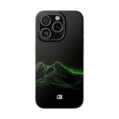 Nordic Mountain Contour · Lite Phone Case for iPhone ·  Black