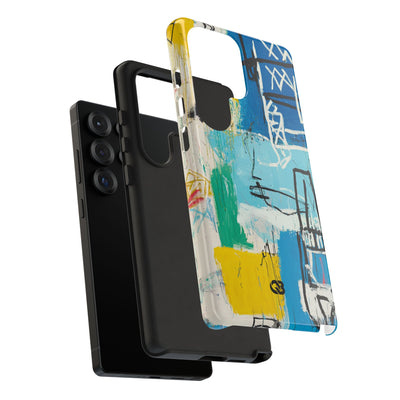 Azure Urban Scribble · Tough Phone Case for Samsung