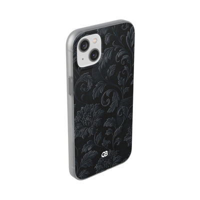 Obsidian Damask · Lite Phone Case for iPhone ·  Black