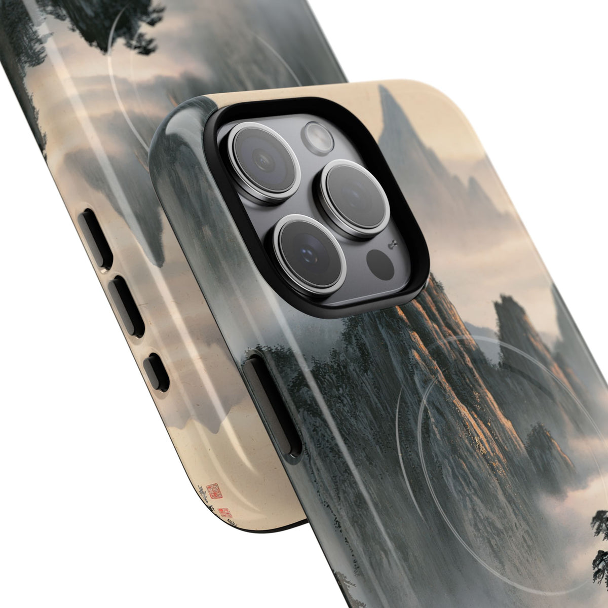 Sacred Mountain Mist · Tough 2.0 Magnetic Phone Case for iPhone · Beige