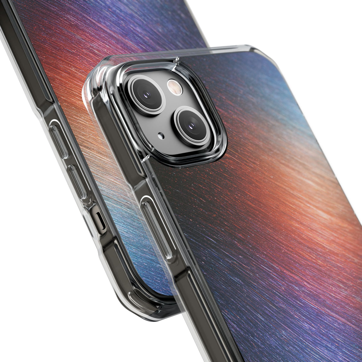 Radiant Energy Stream · Clear Impact Magnetic Phone Case for iPhone · Blue