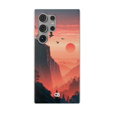 Orange Lite Phone Case for Samsung - Crimson Ridge Flight