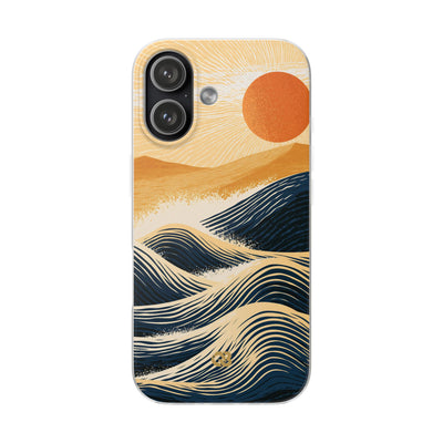Blue Lite Phone Case for iPhone - Kyoto Cresting Tide