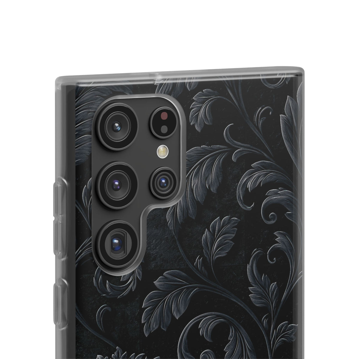 Obsidian Damask · Lite Phone Case for Samsung · Black