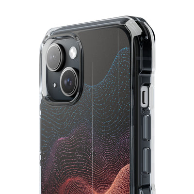 Spectral Elevation · Clear Impact Magnetic Phone Case for iPhone · Orange