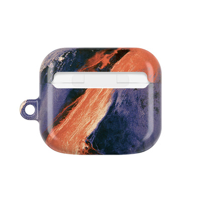 Solar Aura Drift · Hard Case for AirPods & AirPods Pro · Orange